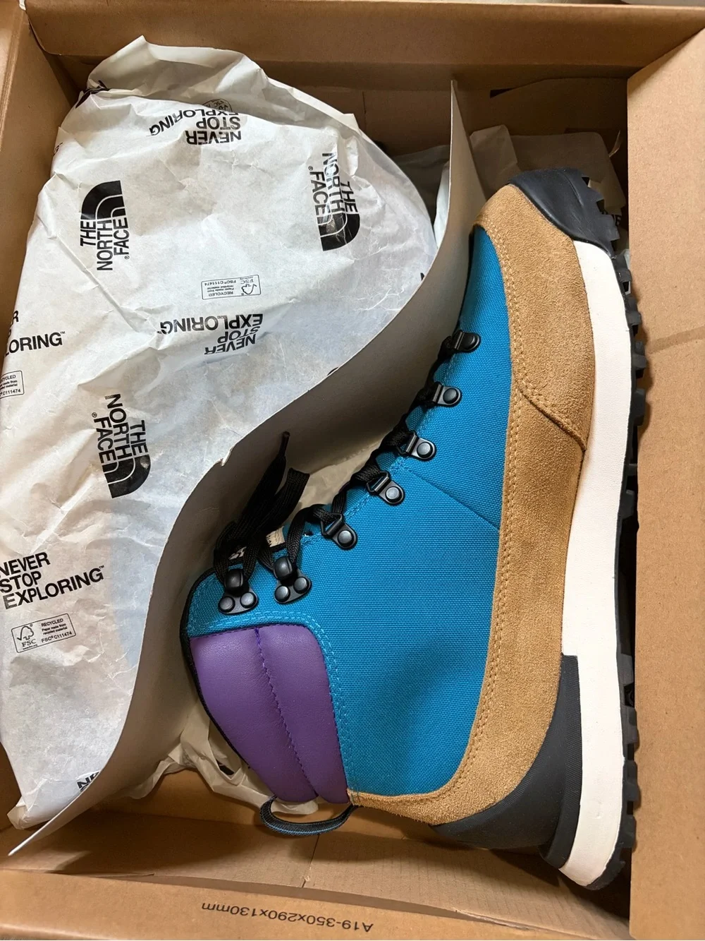 The North Face Back-To-Berkeley IV Textile Waterproof Dusk Blue/TNF Black 10.5 M